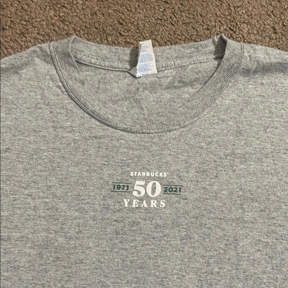 Starbucks 50th Anniversary Gray Tee